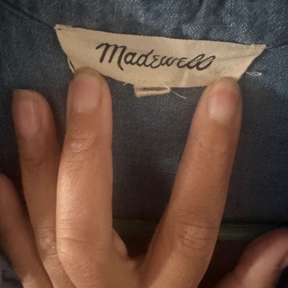 Madewell Central Ruffle-Sleeve Shirt - Picture 4 of 4